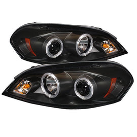 Spyder Auto 5031716 (Spyder Signature) Projector Headlights - LED Halo - Black