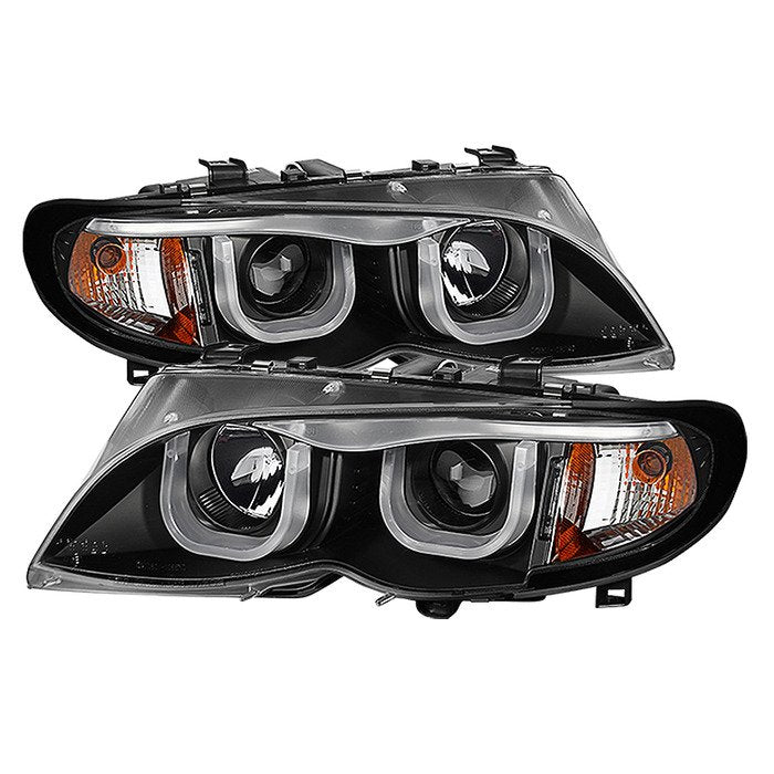 Spyder Auto 5031877 (Spyder Signature) Projector Headlights 1PC - 3D Halo - Black