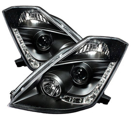 Spyder Auto 5032225 (Spyder Signature) Projector Headlights - DRL - Black