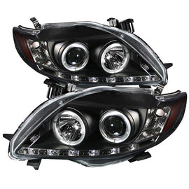 Spyder Auto 5032515 (Spyder Signature) Projector Headlights - LED Halo - DRL - Black