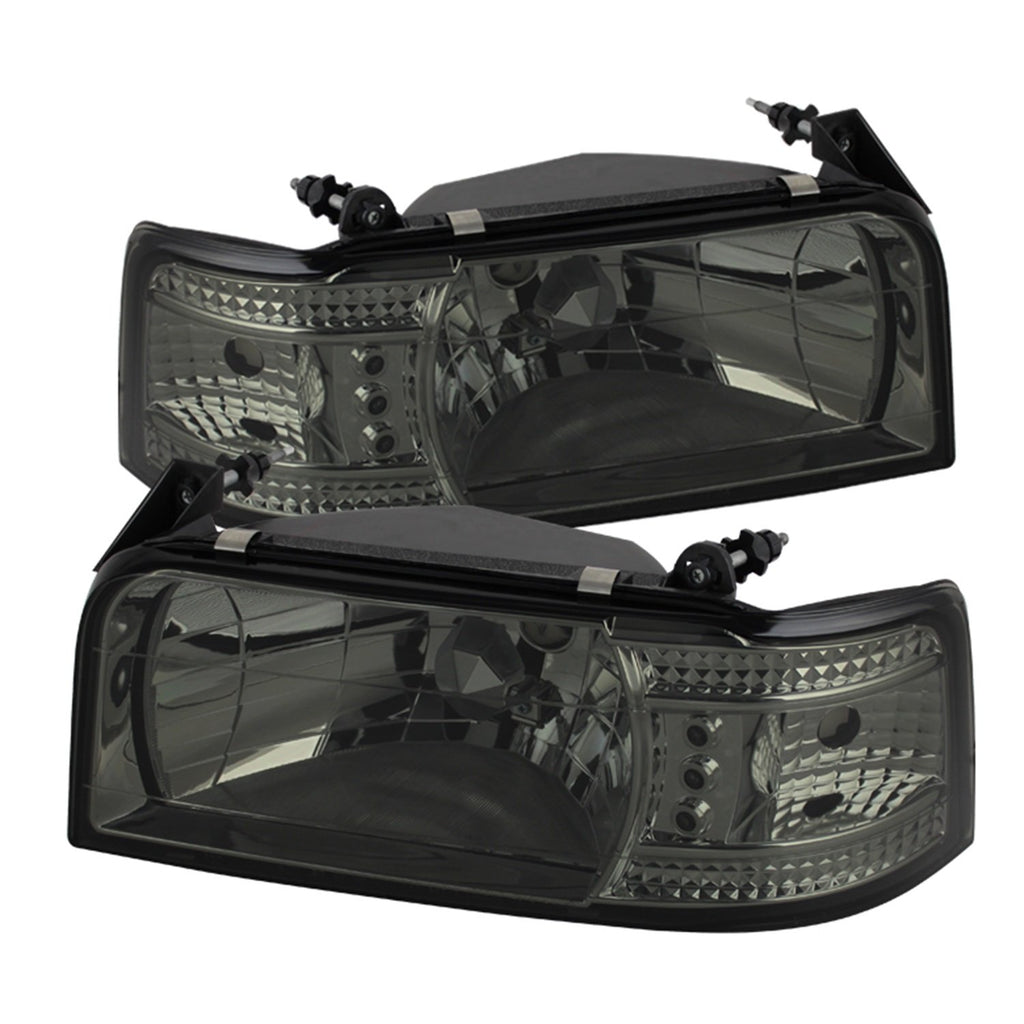 Spyder Auto 5033802 (Spyder Signature) Crystal Headlights - Smoke