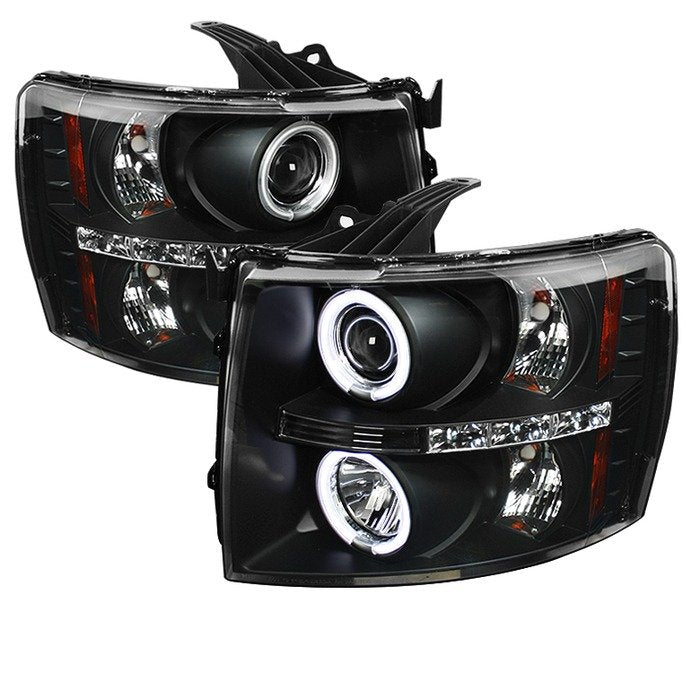 Spyder Auto 5033864 (Spyder Signature) Projector Headlights - CCFL Halo - Black