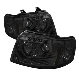 Spyder Auto 5033918 (Spyder Signature) Projector Headlights - LED Halo - Smoke