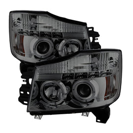 Spyder Auto 5033963 (Spyder Signature) Projector Headlights - LED Halo - Smoke