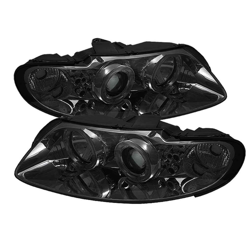 Spyder Auto 5034007 (Spyder Signature) Projector Headlights - LED Halo - Smoke