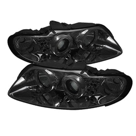 Spyder Auto 5034007 (Spyder Signature) Projector Headlights - LED Halo - Smoke