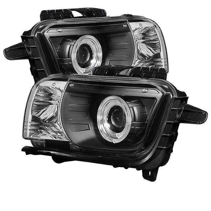 Spyder Auto 5034236 (Spyder Signature) Projector Headlights - Dual Halo - LED Halo - Black