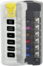 Load image into Gallery viewer, BLUE SEA 5035-BSS FUSE BLOCK STBLADE 6CIRC IND