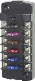 BLUE SEA 5037-BSS FUSE BLOCK STBLADE 6CIRC INDEPENDEN