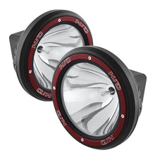 Load image into Gallery viewer, Spyder Auto 5037626 (Spyder) 7 Inch HID 4x4 Fog lights Black/Red Housing w/wiring W/Switch - Chrome