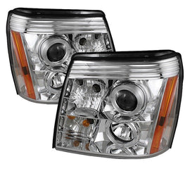 Spyder Auto 5037930 (Spyder Signature) Projector Headlights - LED Halo - DRL - Chrome
