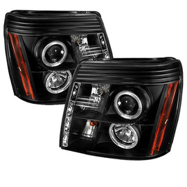 Spyder Auto 5037947 (Spyder Signature) Projector Headlights - LED Halo - DRL - Black