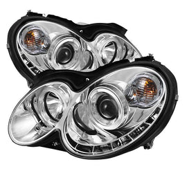 Spyder Auto 5038029 (Spyder Signature) Projector Headlights - LED Halo - DRL - Chrome