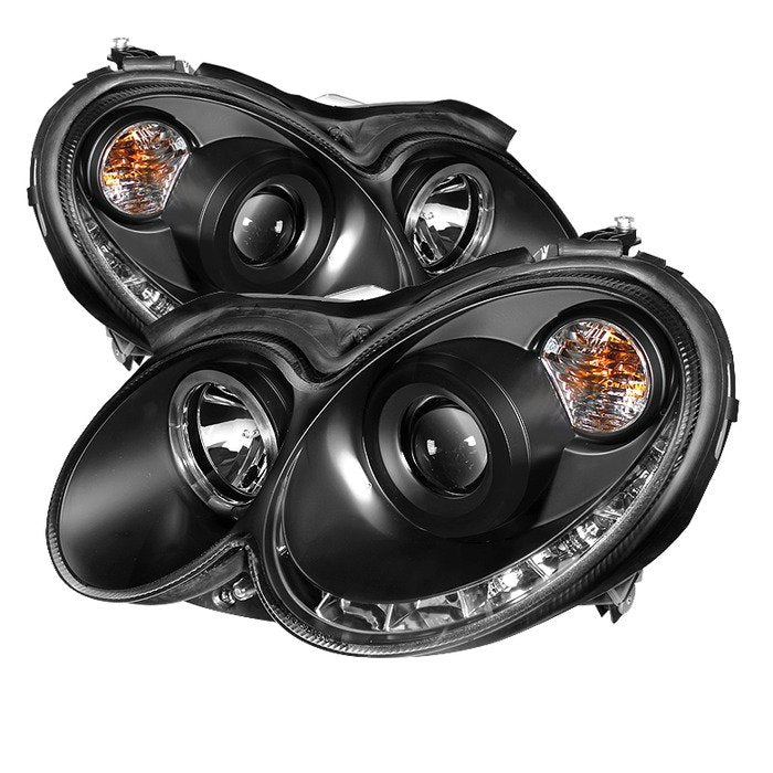 Spyder Auto 5038036 (Spyder Signature) Projector Headlights - LED Halo - DRL - Black