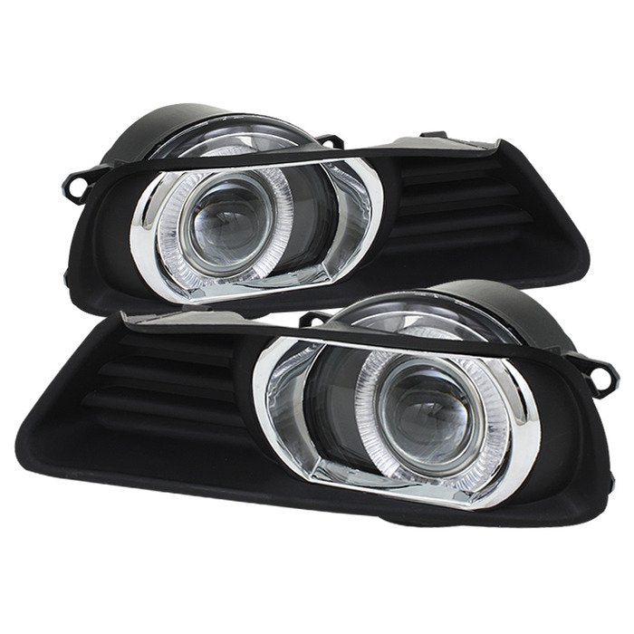 Spyder Auto 5038692 Halo Projector Fog Lights with Switch - Clear
