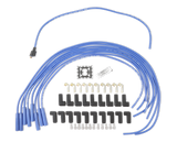 ACCEL 5040B Spark Plug Wire Set - 8mm - Universal - Blue Wire with Blue Straight Boots