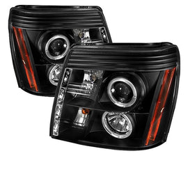 Spyder Auto 5042286 (Spyder Signature) Projector Headlights - LED Halo - DRL - Black