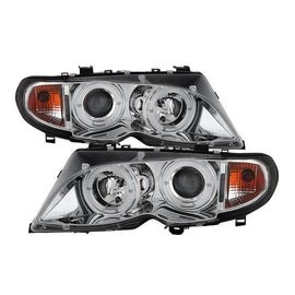 Spyder Auto 5042408 (Spyder Signature) Projector Headlights 1PC - LED Halo - Chrome