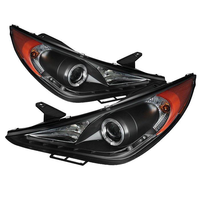 Spyder Auto 5042477 (Spyder Signature) Projector Headlights - LED Halo - DRL - Black