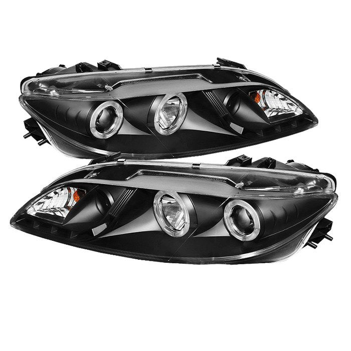 Spyder Auto 5042538 (Spyder Signature) Projector Headlights - LED Halo - DRL - Black