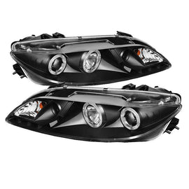 Spyder Auto 5042538 (Spyder Signature) Projector Headlights - LED Halo - DRL - Black