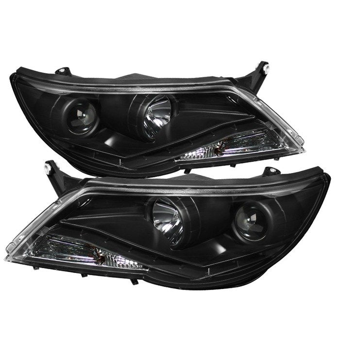 Spyder Auto 5042651 (Spyder Signature) Projector Headlights - DRL - Black