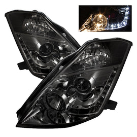 Spyder Auto 5064752 (Spyder Signature) Projector Headlights - DRL - Smoke