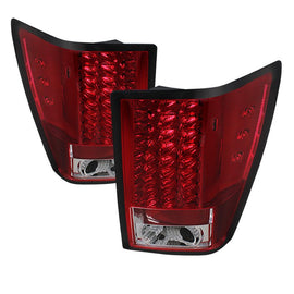 Spyder Auto 5070203 (Spyder) LED Tail Lights - Red Clear