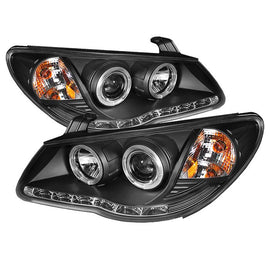 Spyder Auto 5070241 (Spyder Signature) Projector Headlights - LED Halo - DRL - Black