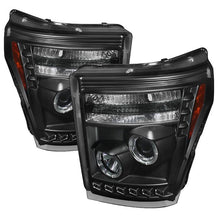 Load image into Gallery viewer, Spyder Auto 5070272 (Spyder Signature) Projector Headlights - LED Halo - DRL - Black