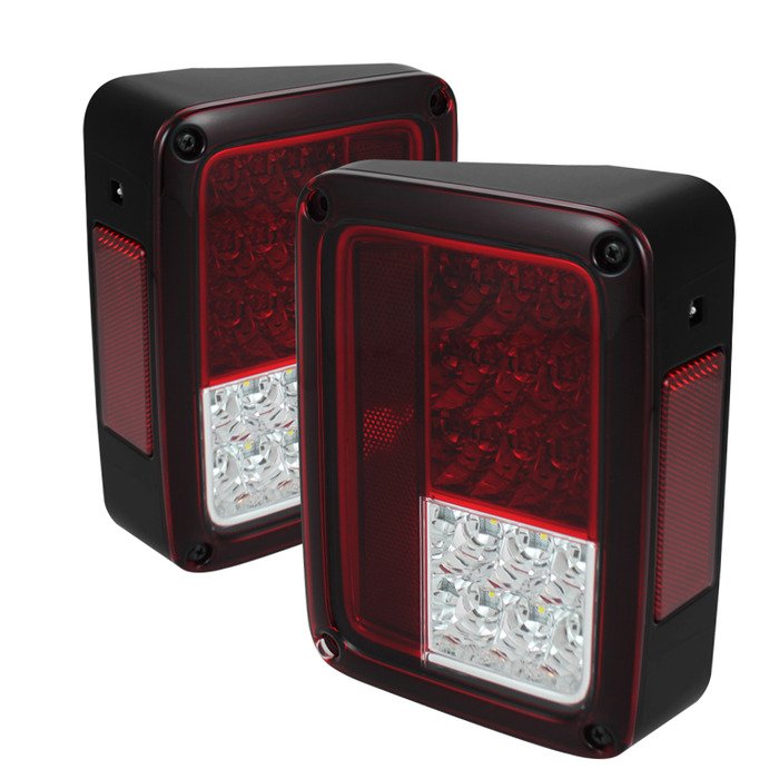 Spyder Auto 5070401 (Spyder) LED Tail Lights - Red Clear