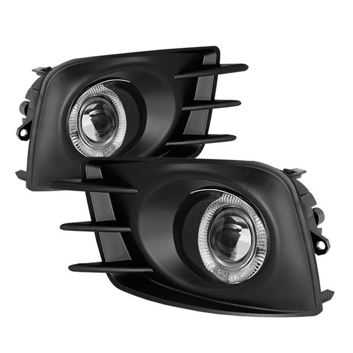 Spyder Auto 5070524 Halo Projector Fog Lights with Switch - Clear