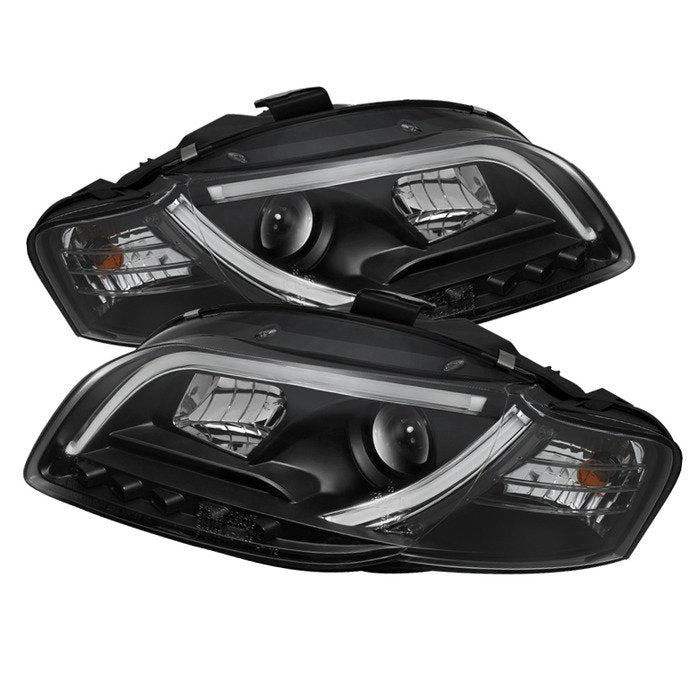 Spyder Auto 5071842 (Spyder Signature) Projector Headlights - Light Tube - DRL - Black
