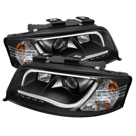 Spyder Auto 5071873 (Spyder Signature) Projector Headlights - Light Tube - DRL - Black