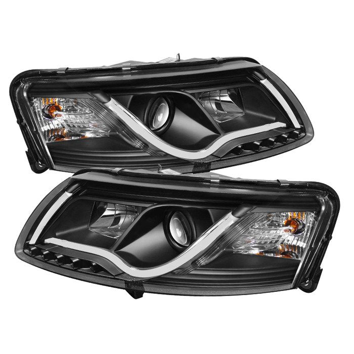 Spyder Auto 5071903 (Spyder Signature) Projector Headlights - Light Tube - DRL - Black