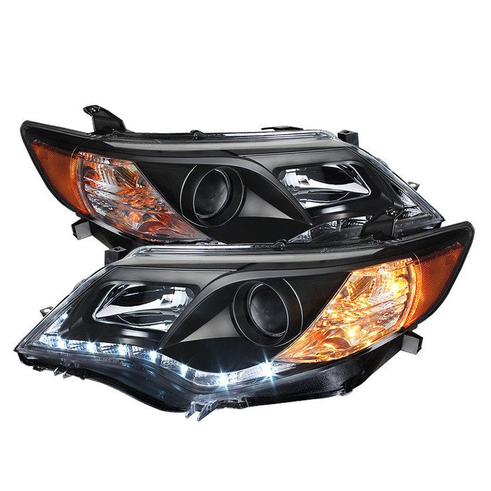 Spyder Auto 5072658 (Spyder Signature) Projector Headlights - DRL - Black