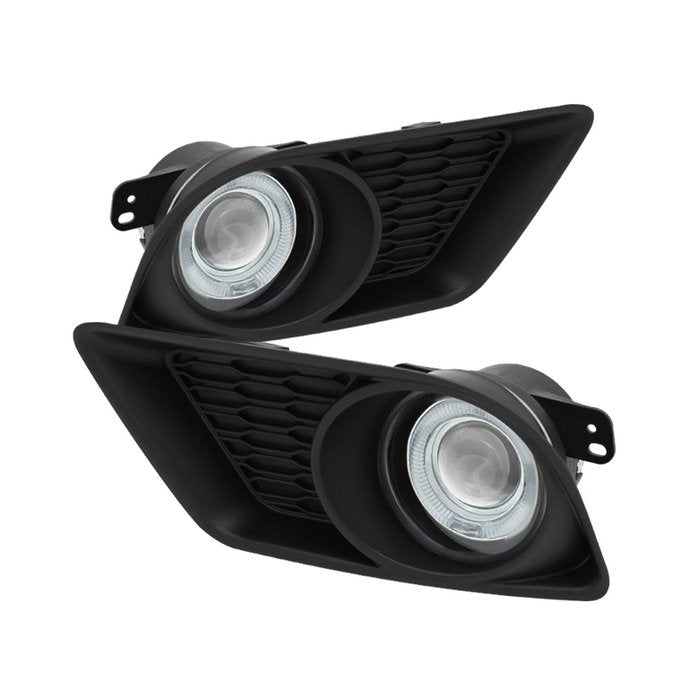 Spyder Auto 5073273 (Spyder) Halo Projector Fog Lights w/Switch - Clear