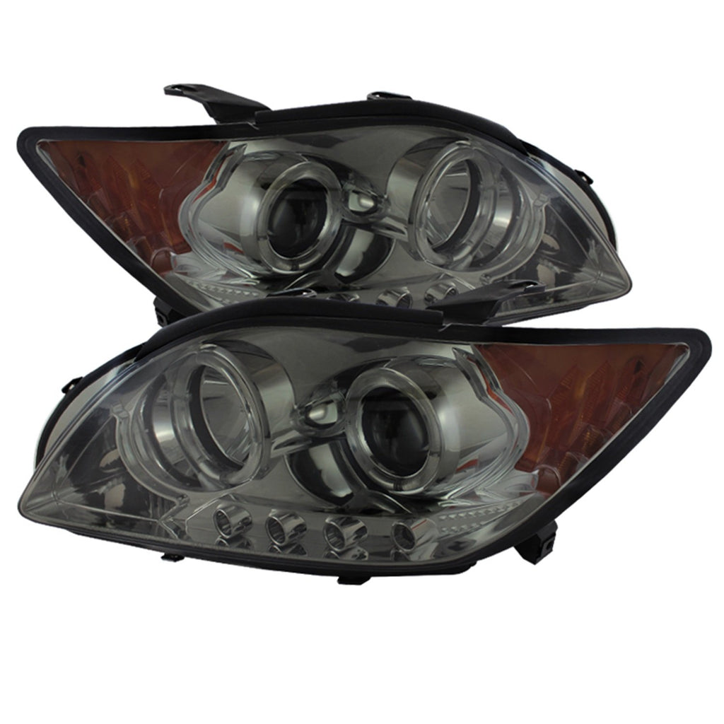 Spyder Auto 5073327 (Spyder Signature) Projector Headlights - LED Halo - Smoke