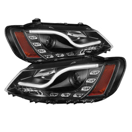 Spyder Auto 5073648 (Spyder Signature) Projector Headlights - Light Tube - DRL - Black