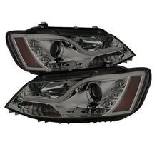 Load image into Gallery viewer, Spyder Auto 5073655 (Spyder Signature) Projector Headlights - Light Tube - DRL - Smoke