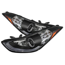 Load image into Gallery viewer, Spyder Auto 5073662 (Spyder Signature) Projector Headlights - LED Halo - Black