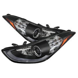 Spyder Auto 5073662 (Spyder Signature) Projector Headlights - LED Halo - Black