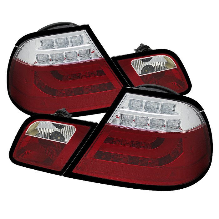 Spyder Auto 5073822 (Spyder) LED Tail Lights - Red Clear