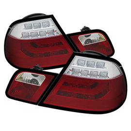 Spyder Auto 5073822 (Spyder) LED Tail Lights - Red Clear