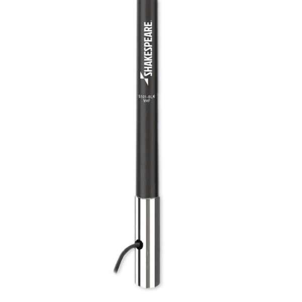 SHAKESPEARE 5101-BLK 8'  6DB CLASSIC VHF  CHROME FERRULE