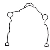 Crown Automotive Jeep Replacement 5139933AB Timing Cover Gasket for Numerous Jeep, Dodge, Ram & Chrysler Vehicles