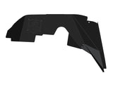 Road Armor 518LFFSB Stealth Fender Liner Body Armor; Front; Black Steel;