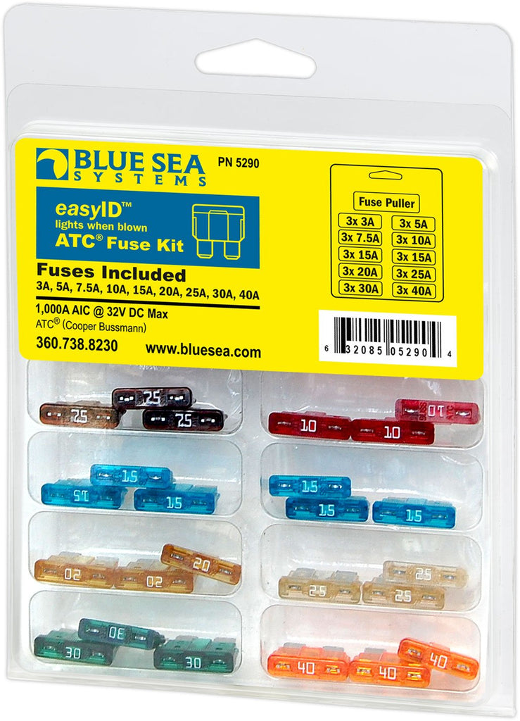 BLUE SEA 5290-BSS FUSE ATC EASYID