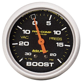 AutoMeter 5401 Traditional incandescent lighting illuminates around the perimeter of the dial