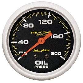 AutoMeter 5422 Traditional incandescent lighting illuminates around the perimeter of the dial